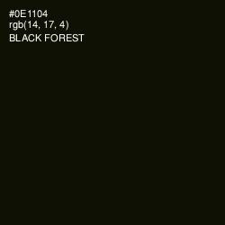 #0E1104 - Black Forest Color Image